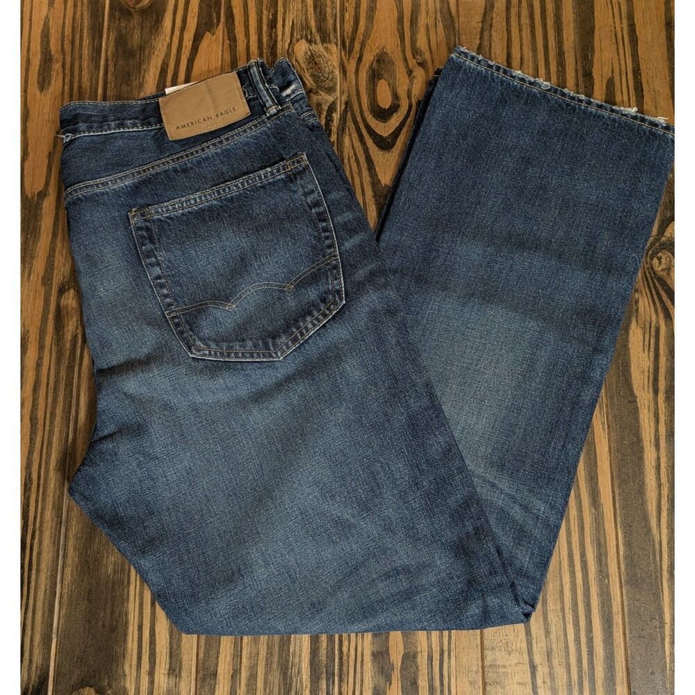 AE Original Bootcut Jeans NWT Mens 36x34 Dark Wash Vintage Style Denim